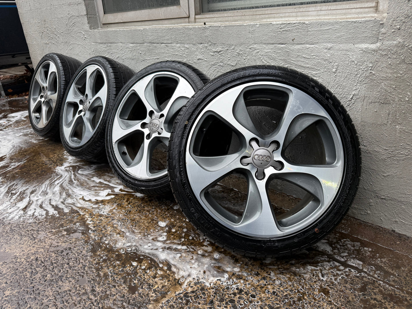 Audi A3 18” Alloy Wheels with Good Tyres