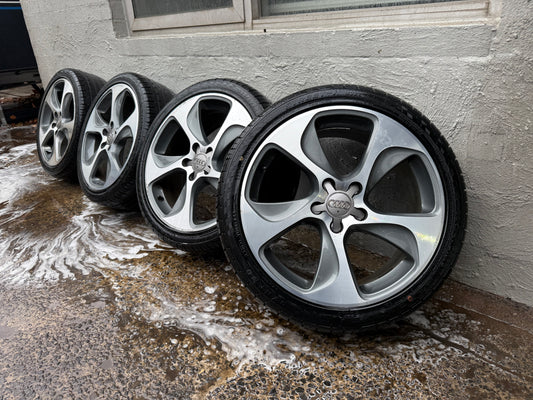 Audi A3 18” Alloy Wheels with Good Tyres