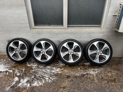 Audi A3 18” Alloy Wheels with Good Tyres
