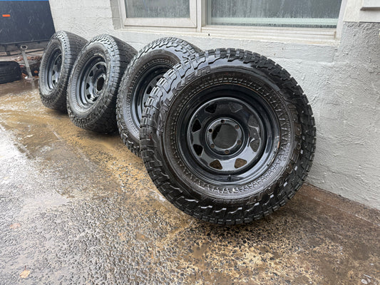 Falken Wildpeak 32” A/T Tyres on 6 Stud Rims