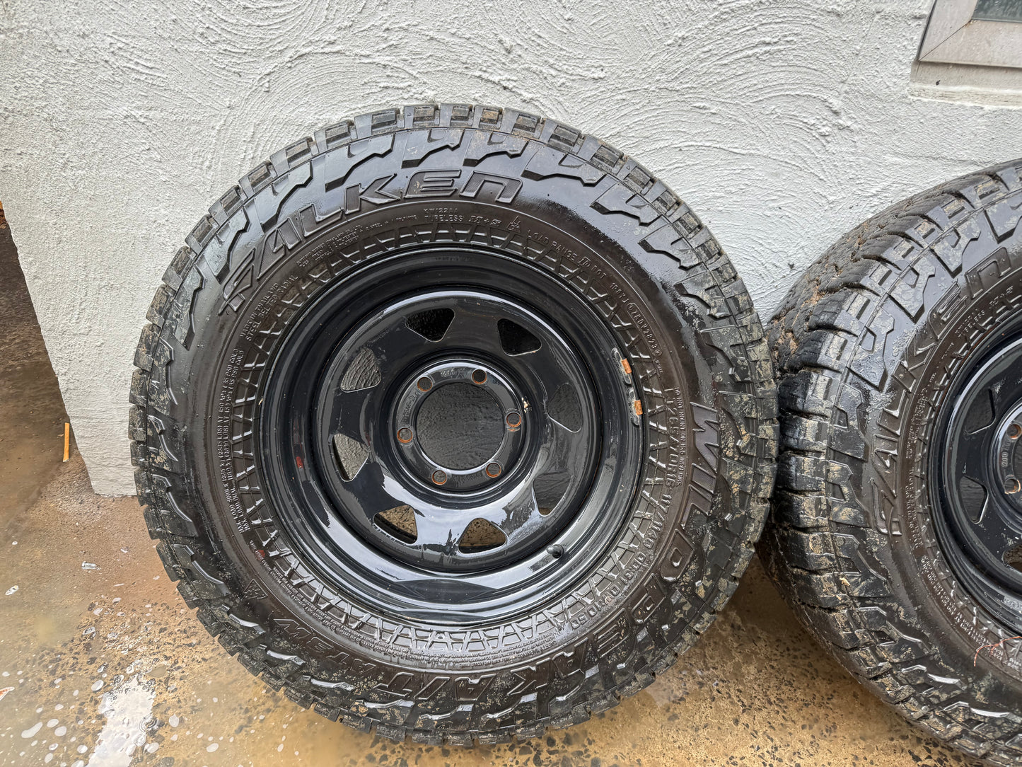 Falken Wildpeak 32” A/T Tyres on 6 Stud Rims