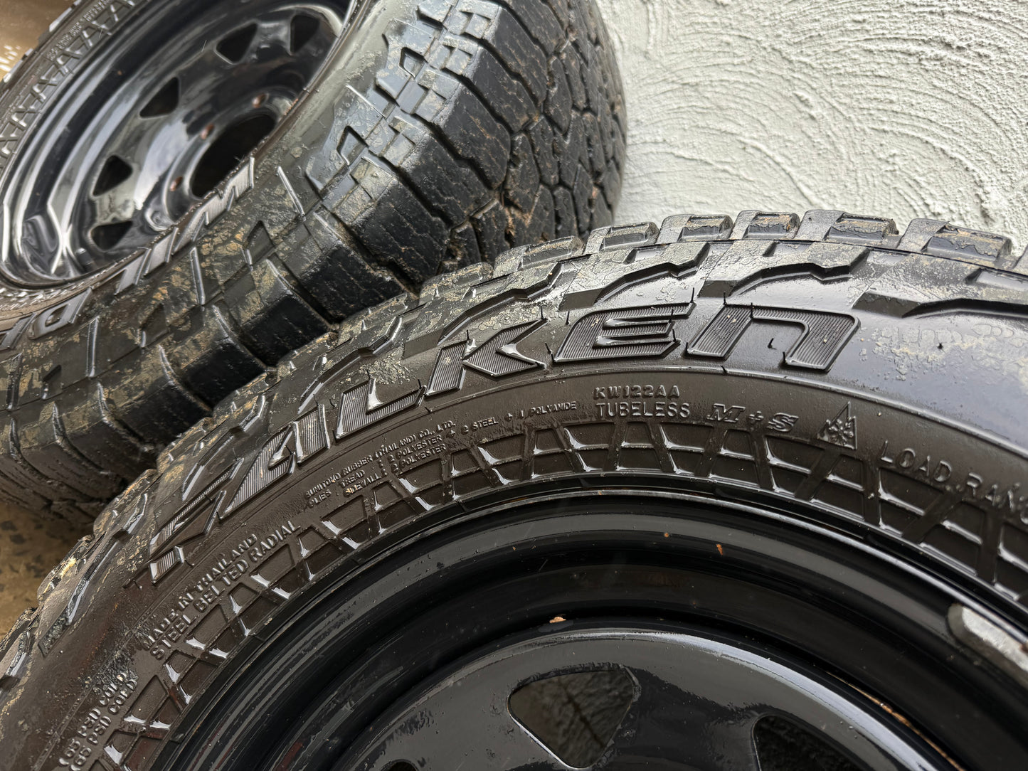 Falken Wildpeak 32” A/T Tyres on 6 Stud Rims