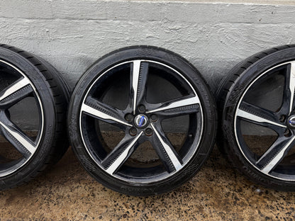 Volvo V40 V60 18” Alloy Wheels with Very Good Tyres