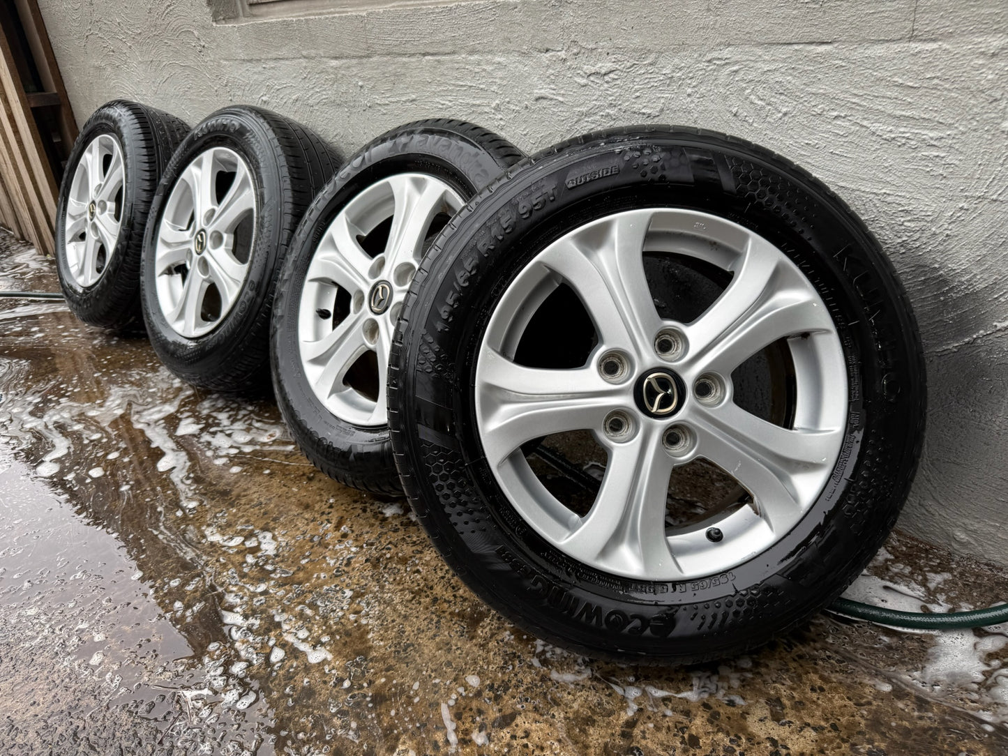 Mazda 3 15” Alloy Wheels with Excellent Tyres