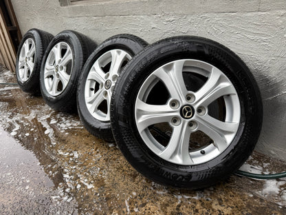 Mazda 3 15” Alloy Wheels with Excellent Tyres