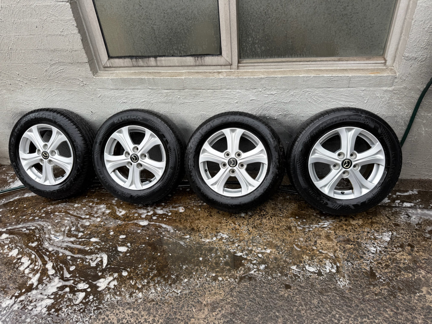 Mazda 3 15” Alloy Wheels with Excellent Tyres