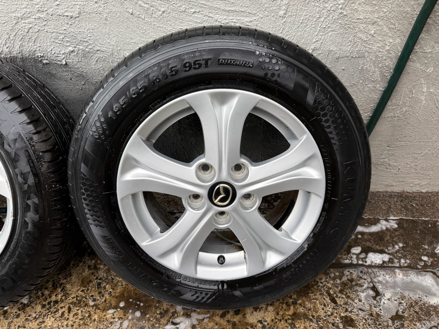 Mazda 3 15” Alloy Wheels with Excellent Tyres