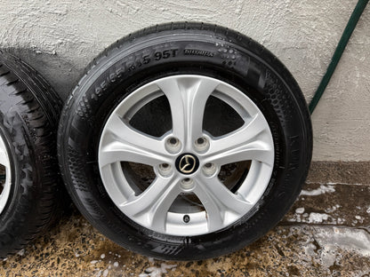 Mazda 3 15” Alloy Wheels with Excellent Tyres