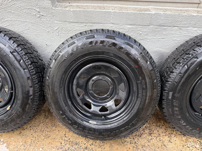6 Stud Steel Rims with Good 16” A/T Tyres