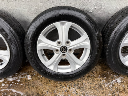 Mazda 3 15” Alloy Wheels with Excellent Tyres