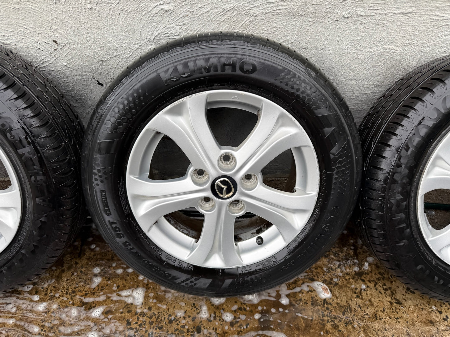 Mazda 3 15” Alloy Wheels with Excellent Tyres