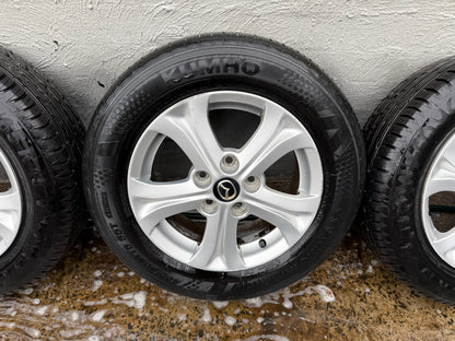 Mazda 3 15” Alloy Wheels with Excellent Tyres