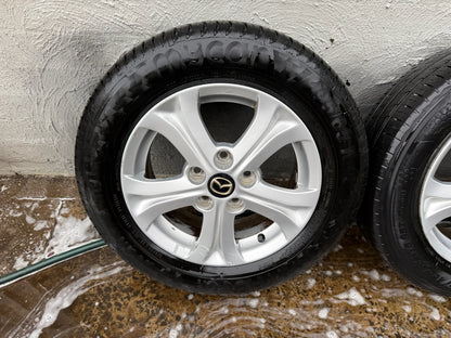 Mazda 3 15” Alloy Wheels with Excellent Tyres