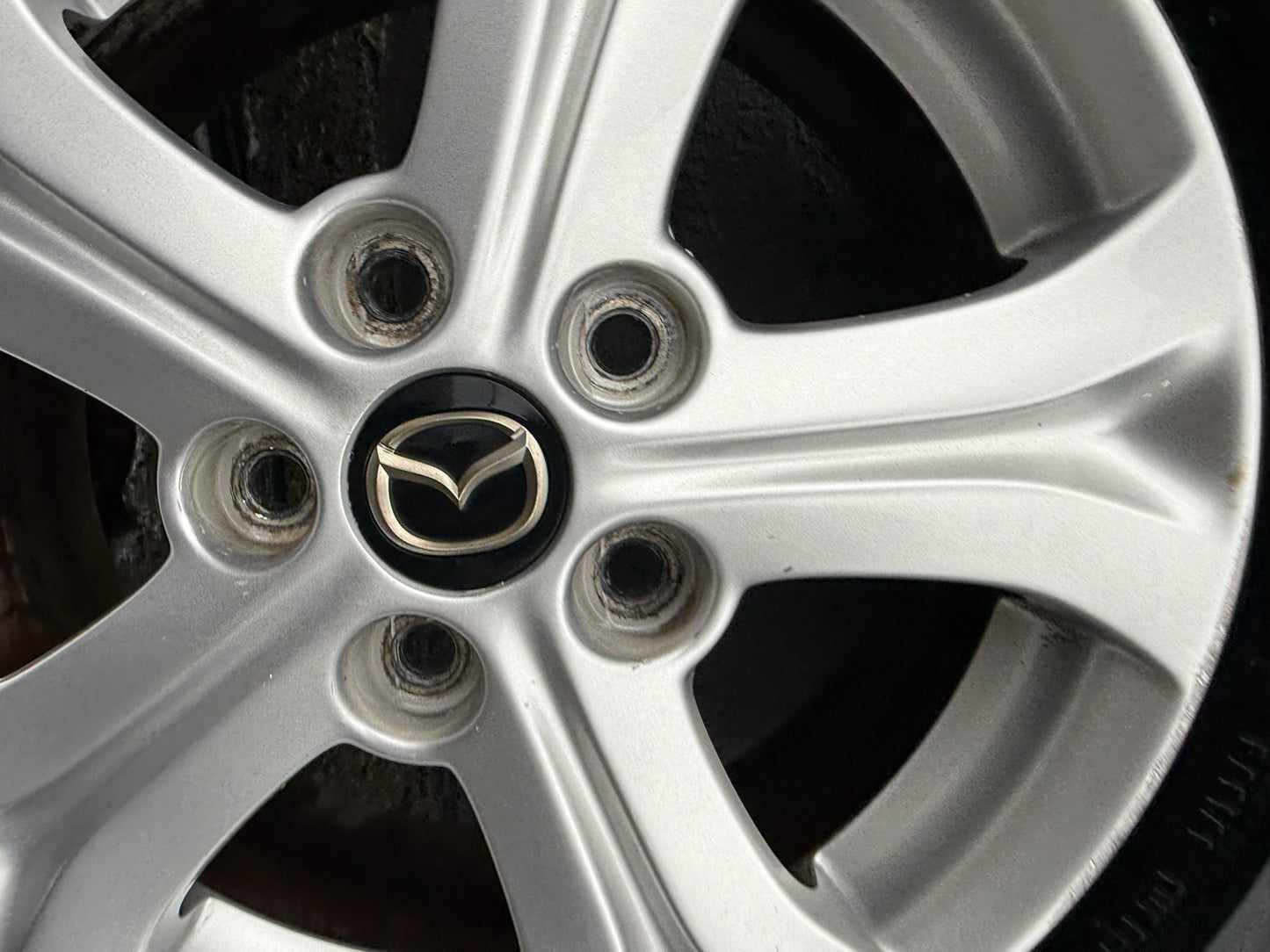 Mazda 3 15” Alloy Wheels with Excellent Tyres