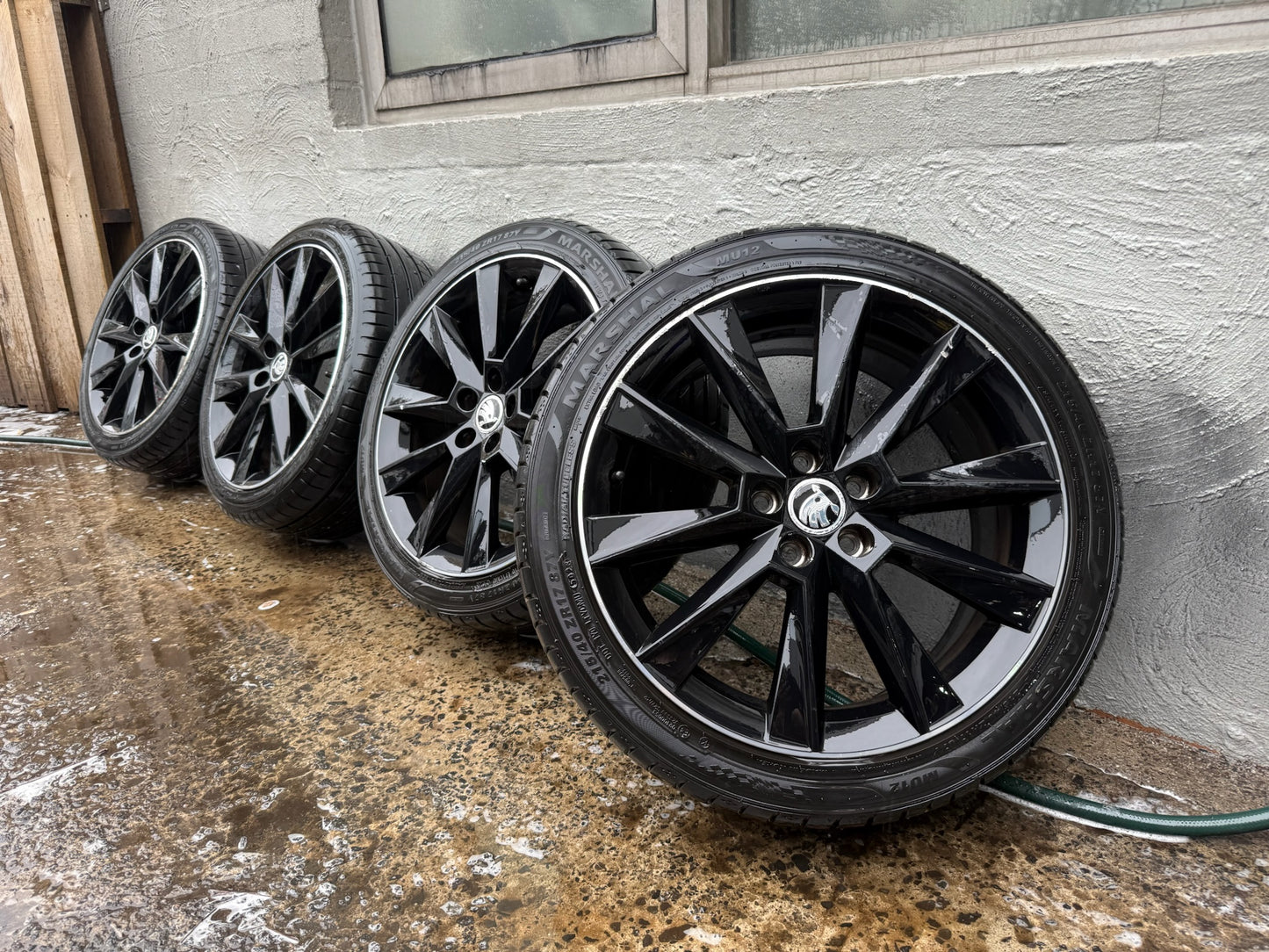 Skoda Fabia Rapid 17” Alloy Wheels with Good Tyres