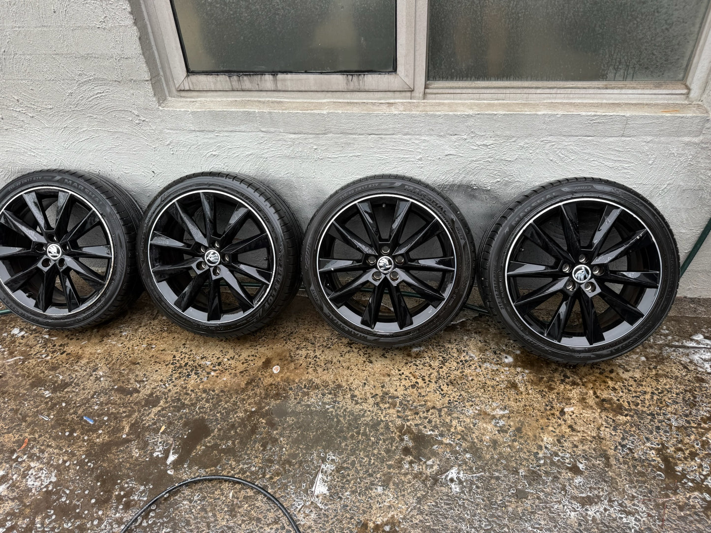 Skoda Fabia Rapid 17” Alloy Wheels with Good Tyres