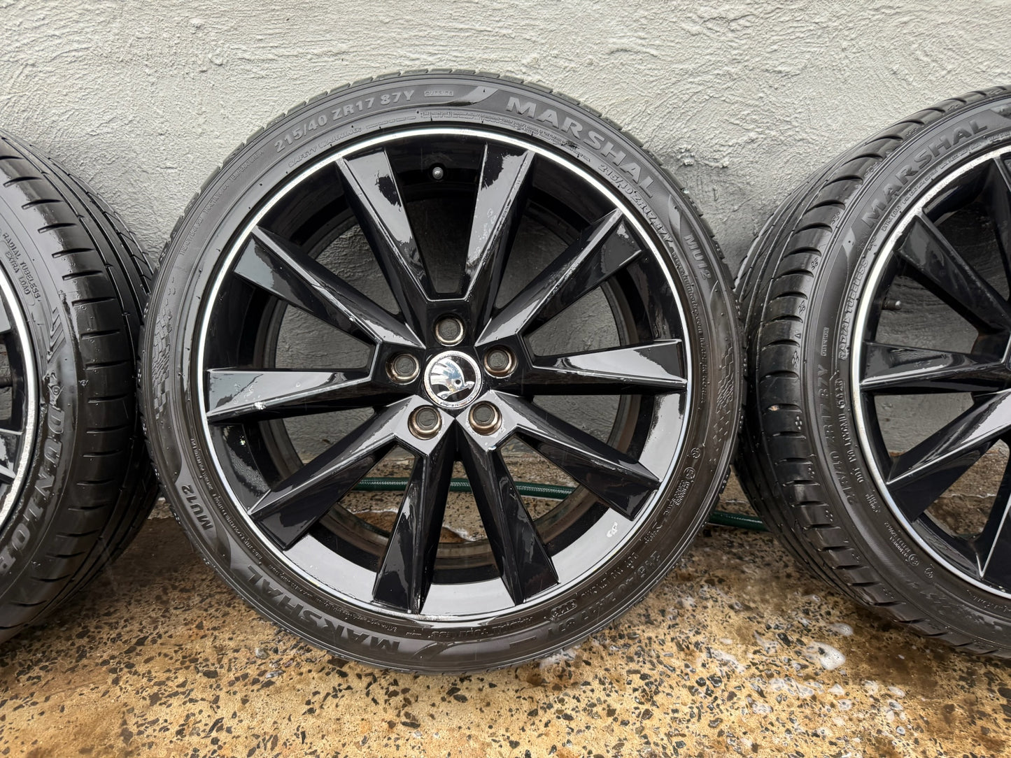Skoda Fabia Rapid 17” Alloy Wheels with Good Tyres