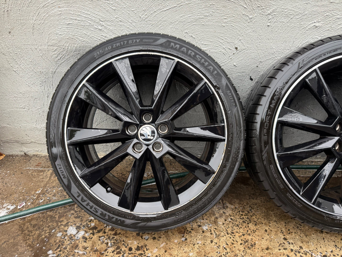 Skoda Fabia Rapid 17” Alloy Wheels with Good Tyres