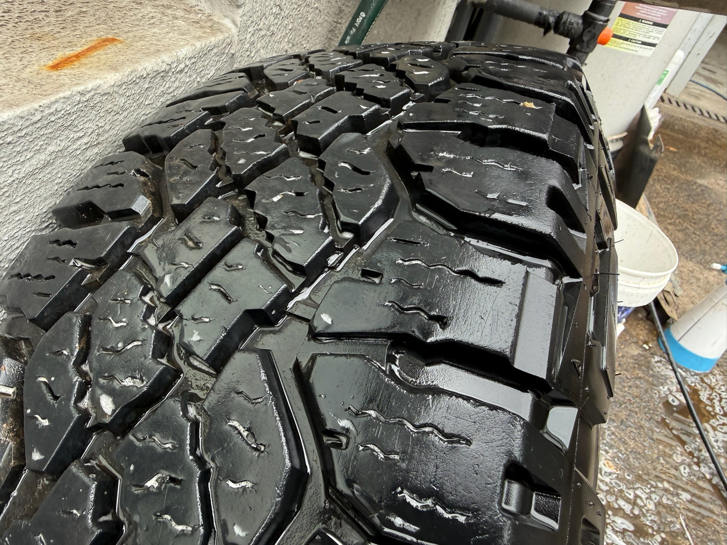 Goodyear Wrangler 16” Tyres on Black Steel Rims
