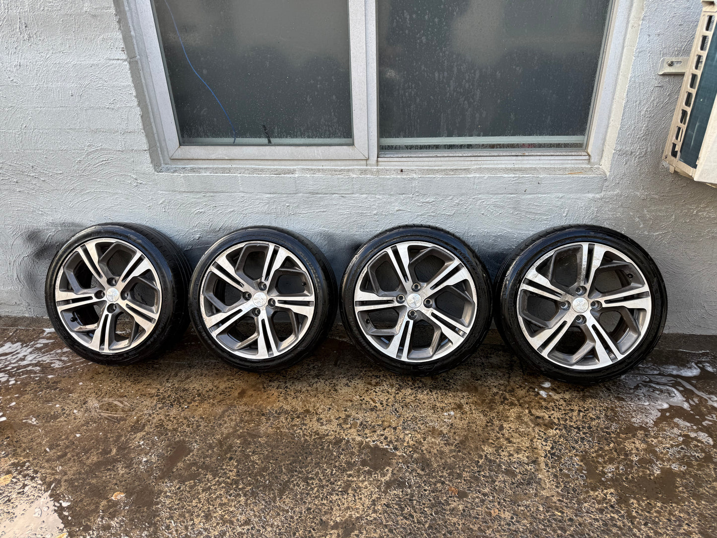 Peugeot 208 17” Alloy Wheels with Good Tyres