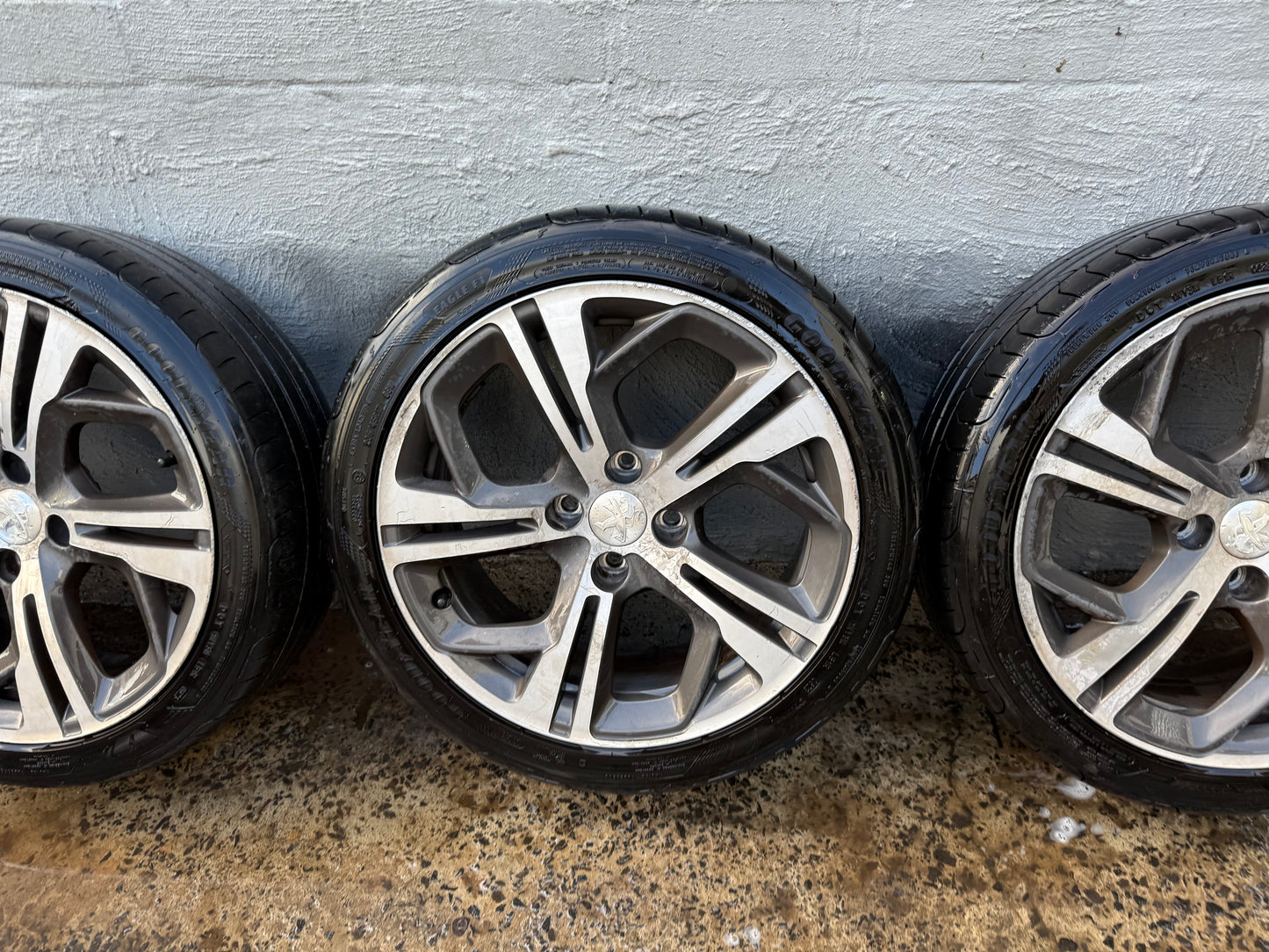 Peugeot 208 17” Alloy Wheels with Good Tyres