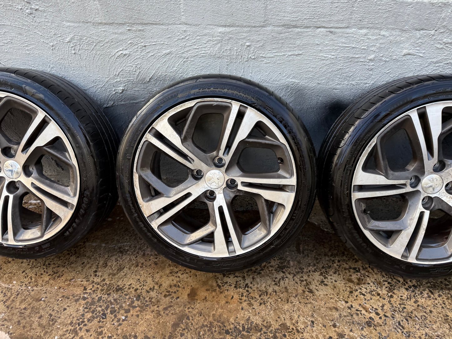 Peugeot 208 17” Alloy Wheels with Good Tyres