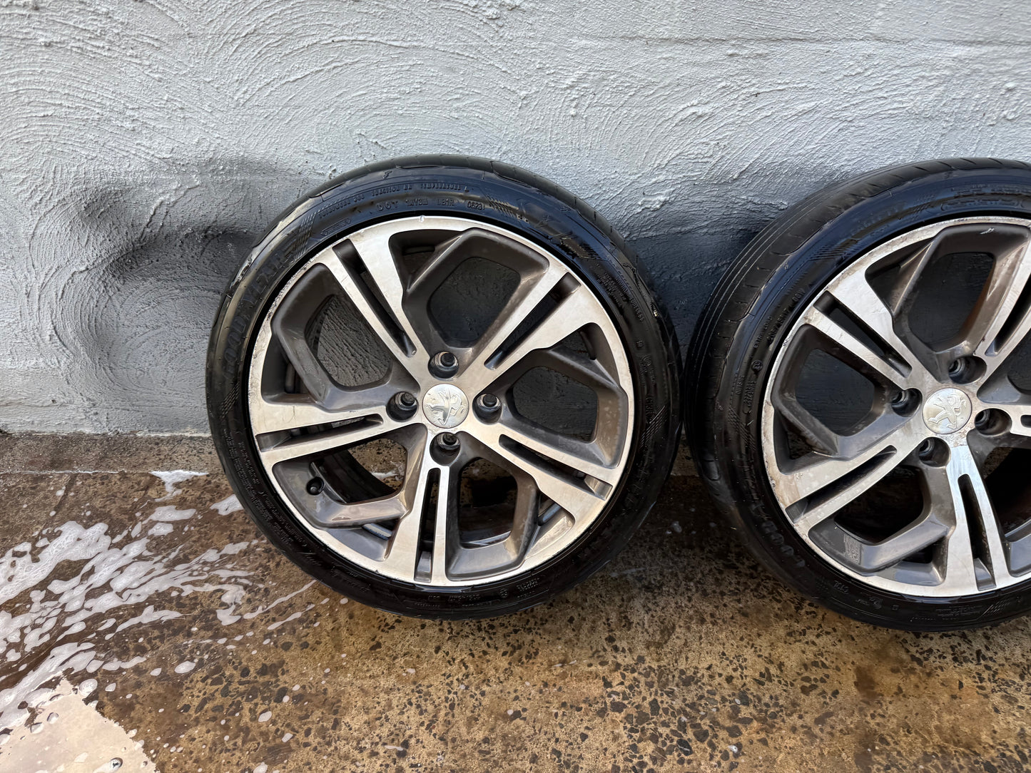 Peugeot 208 17” Alloy Wheels with Good Tyres