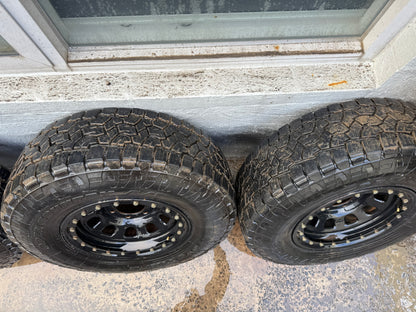 Toyo Open Country A/T Tyres on 6 Stud Imitation Beadlock Rims