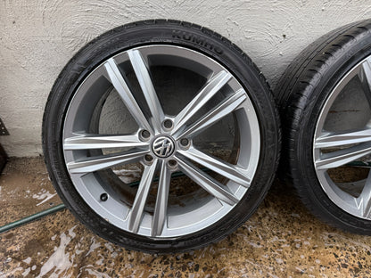 Volkswagen Golf 18” Alloy Wheels with Good Tyres