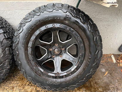 Fuel 17" Alloy Wheels on BF Goodrich A/T Tyres