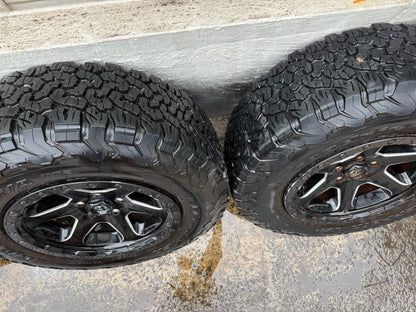 Fuel 17" Alloy Wheels on BF Goodrich A/T Tyres