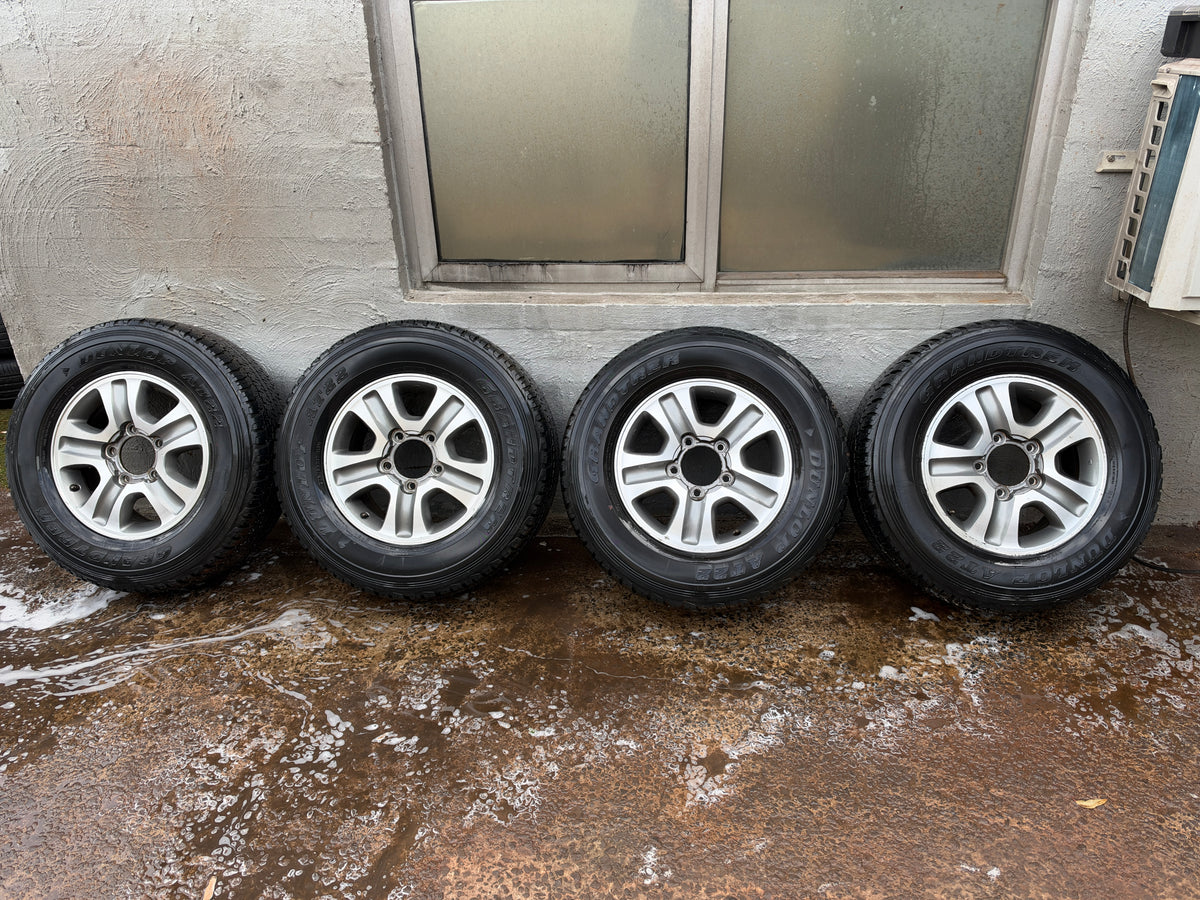 Lexus LX470 17” Alloy Wheels with Good Tyres