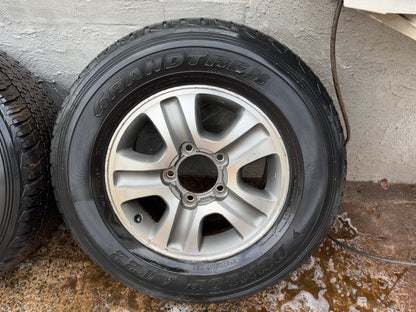 Lexus LX470 17” Alloy Wheels with Good Tyres