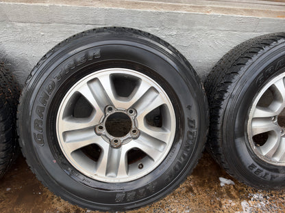 Lexus LX470 17” Alloy Wheels with Good Tyres