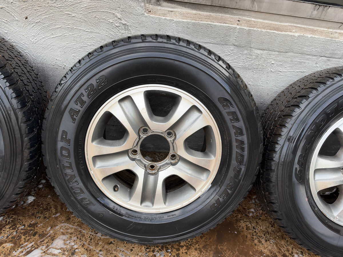 Lexus LX470 17” Alloy Wheels with Good Tyres