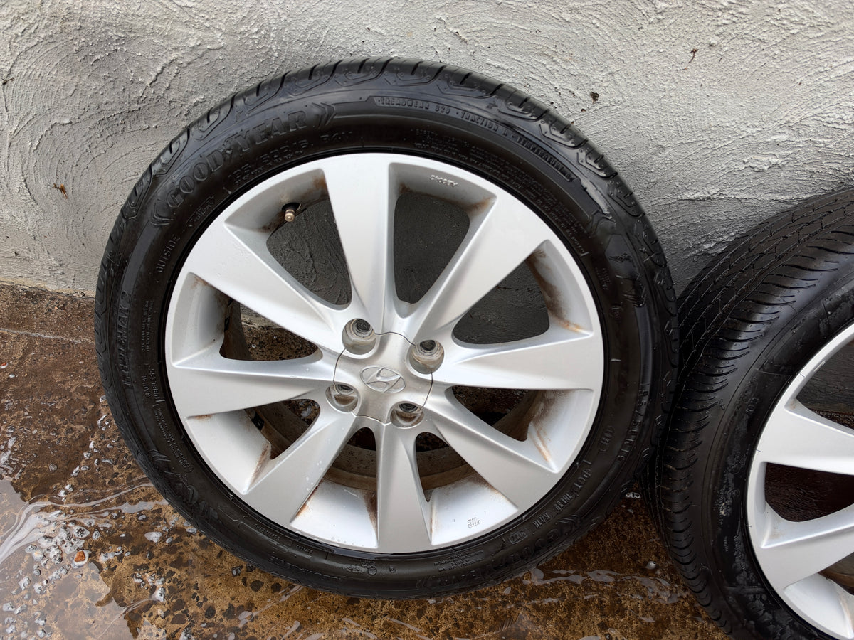 Hyundai Accent 19” Alloy Wheels with Excellent Tyres