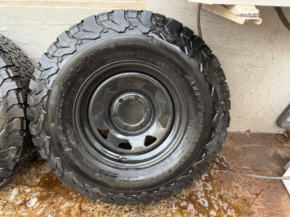 BF Goodrich KO2 A/T Tyres On New 6 Stud Steel Rims
