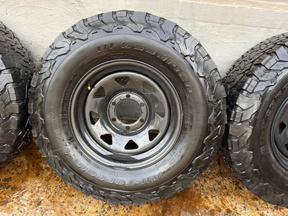 BF Goodrich KO2 A/T Tyres On New 6 Stud Steel Rims