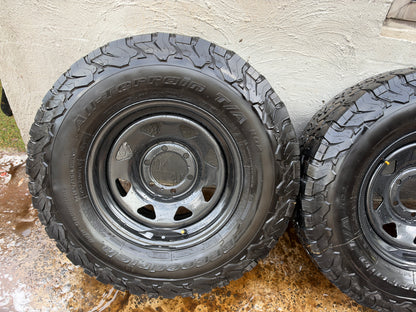 BF Goodrich KO2 A/T Tyres On New 6 Stud Steel Rims