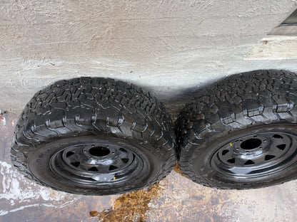 BF Goodrich KO2 A/T Tyres On New 6 Stud Steel Rims