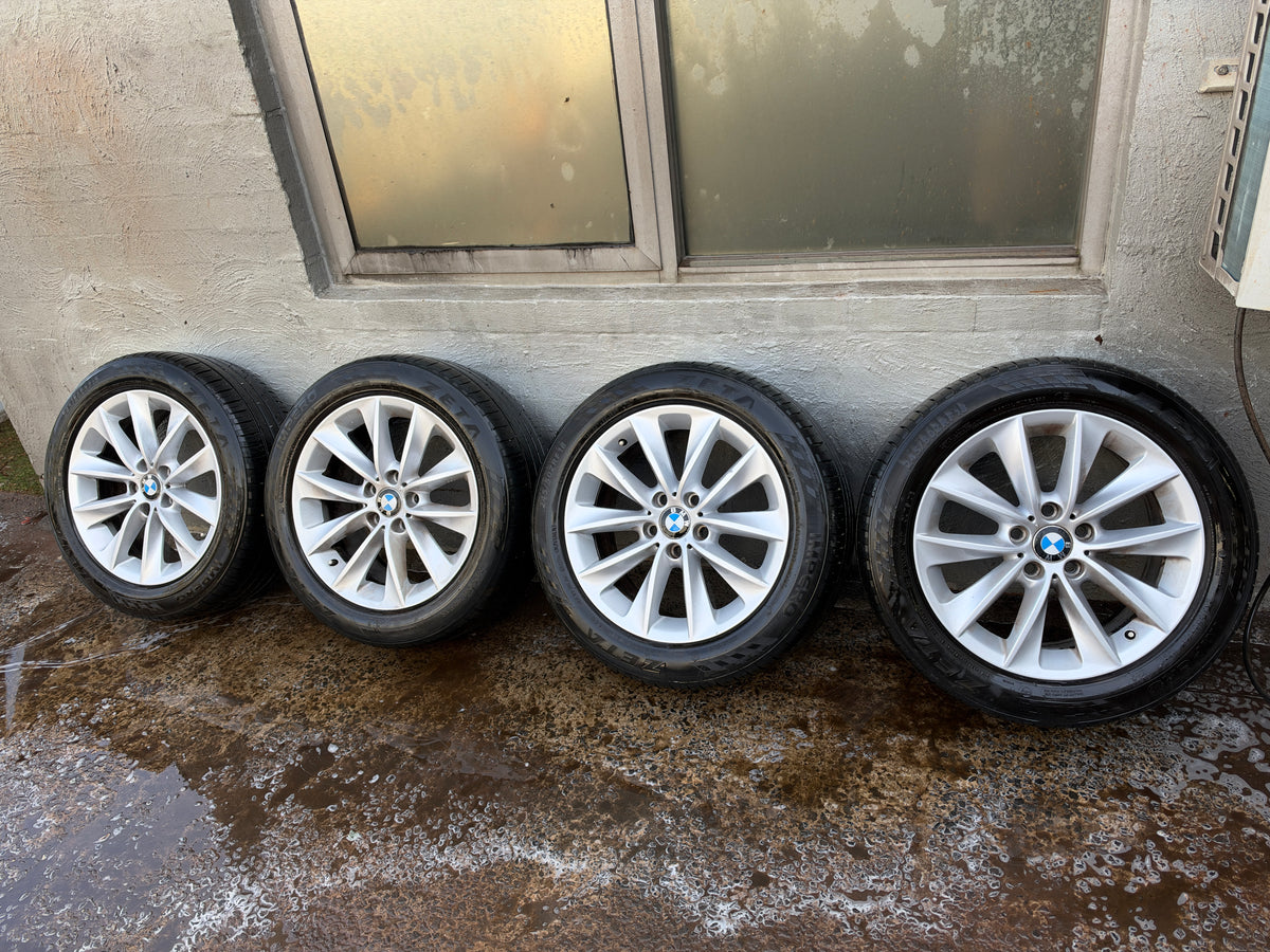 BMW X3 18” Alloy Wheels with Good Tyres