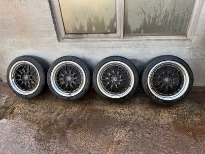 Hussla Multi Fit 18” Alloy Wheels with Excellent Tyres