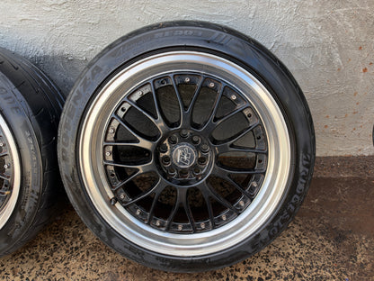 Hussla Multi Fit 18” Alloy Wheels with Excellent Tyres
