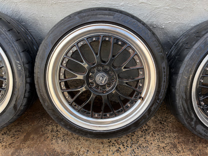 Hussla Multi Fit 18” Alloy Wheels with Excellent Tyres