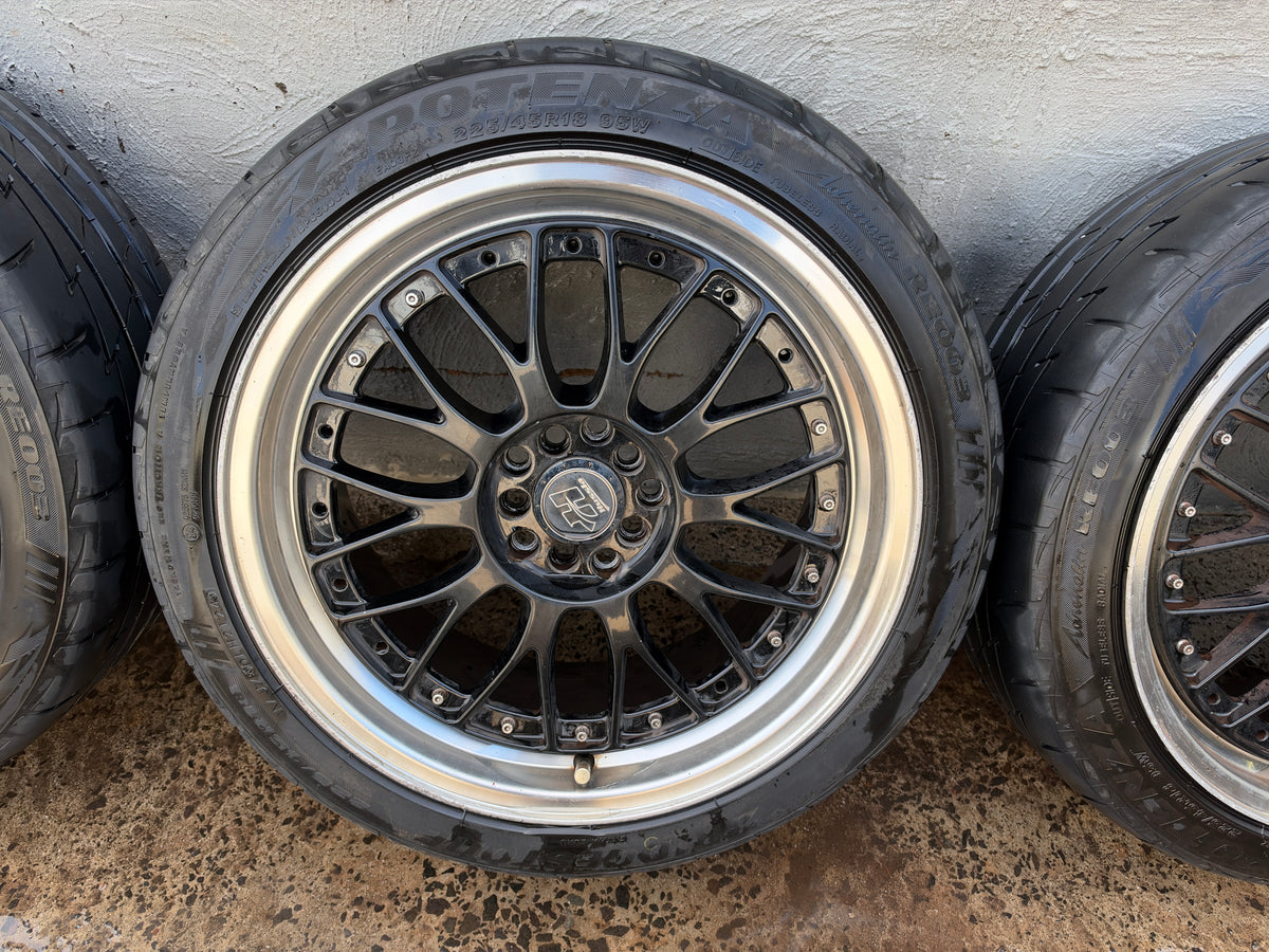 Hussla Multi Fit 18” Alloy Wheels with Excellent Tyres