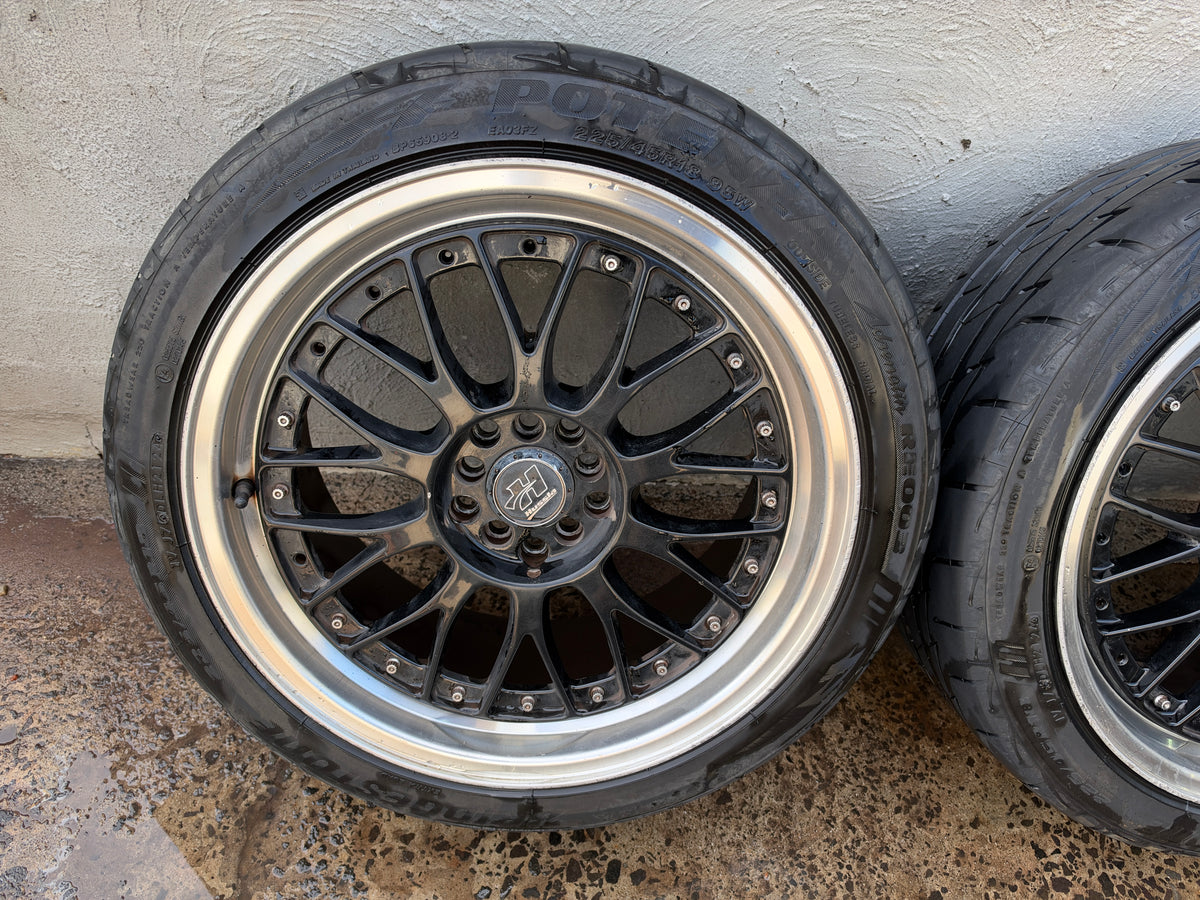 Hussla Multi Fit 18” Alloy Wheels with Excellent Tyres