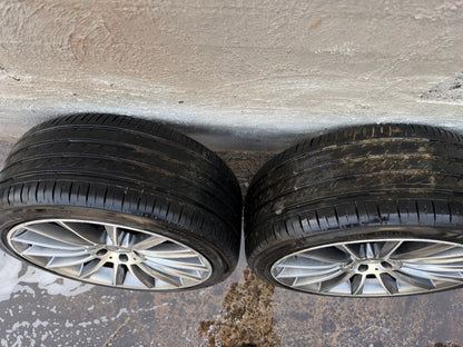 Mercedes Benz Staggered 20” Alloy Wheels with Good Tyres
