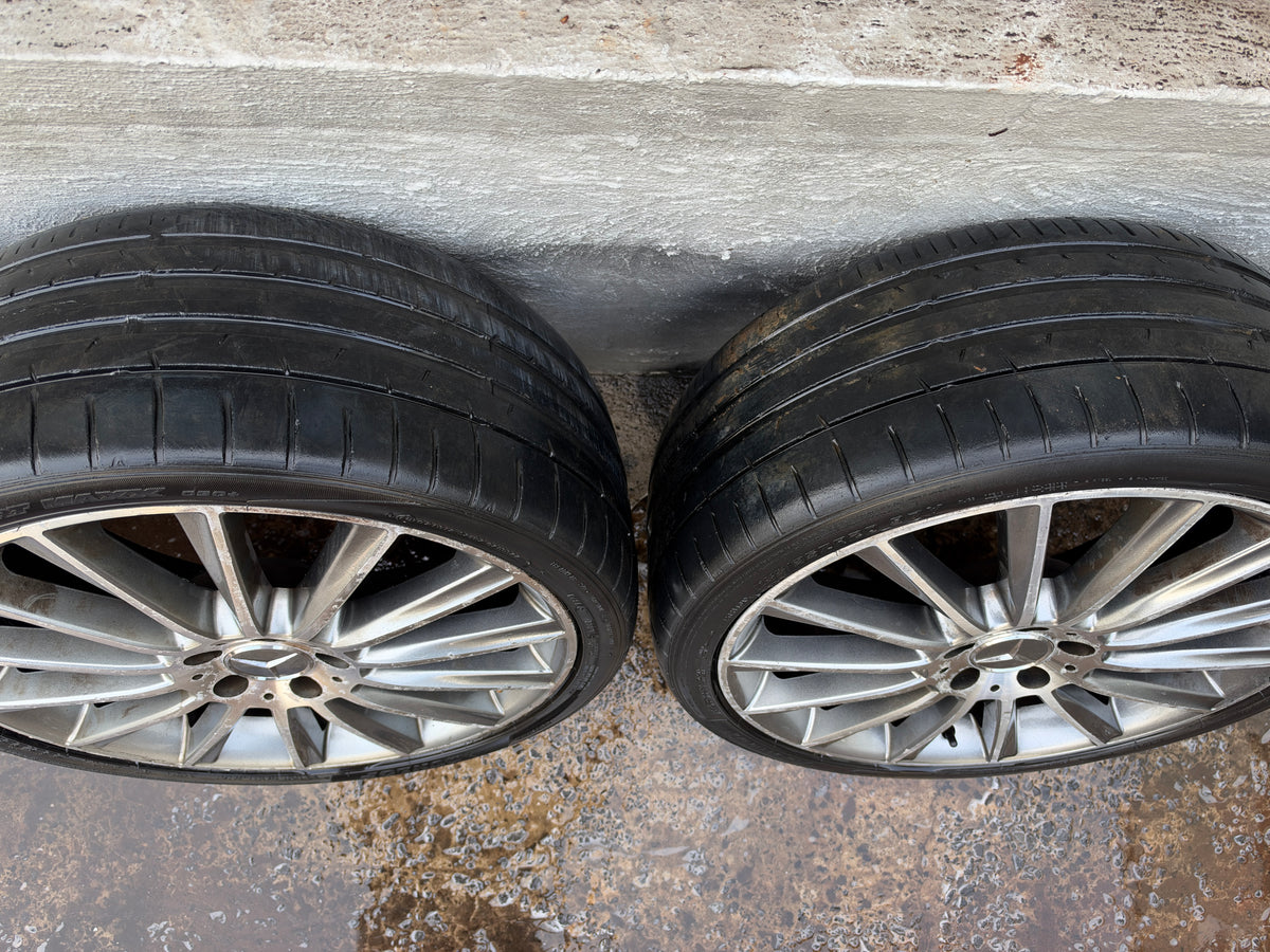 Mercedes Benz Staggered 20” Alloy Wheels with Good Tyres