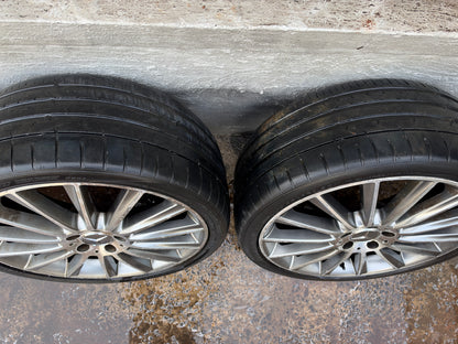 Mercedes Benz Staggered 20” Alloy Wheels with Good Tyres