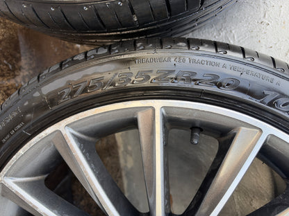 Mercedes Benz Staggered 20” Alloy Wheels with Good Tyres